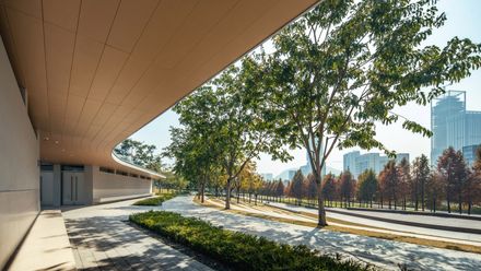 Three Service Pavilions Of Guiwan Park