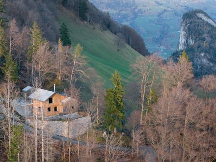 Swiss Alpine Cabin Reconstruction