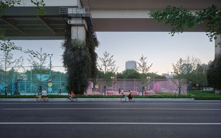 The Happy Spot Under The Light Rail