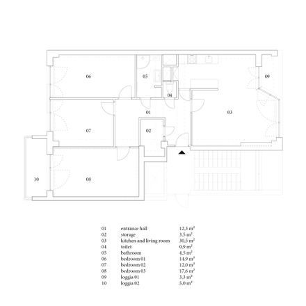 No-Wall Apartment