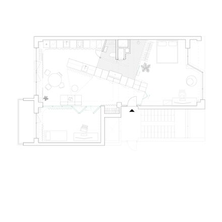 No-Wall Apartment