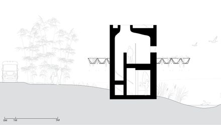 A Discovery Pavilion In The Longyou Wetlands
