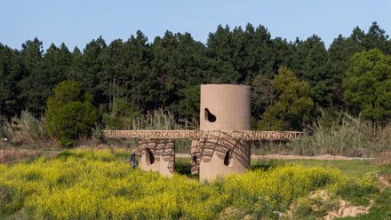 A Discovery Pavilion In The Longyou Wetlands