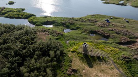 A Discovery Pavilion In The Longyou Wetlands