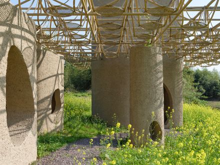 A Discovery Pavilion In The Longyou Wetlands