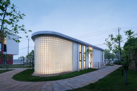 Buildings Of Liangzi Lake Changling Ferry