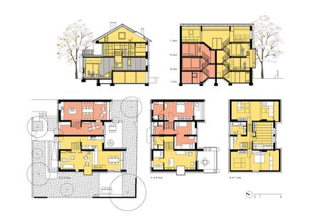 Renovation Of Two Terraced Houses Of The Housing Cooperative "Progres - Mirje" Ljubljana