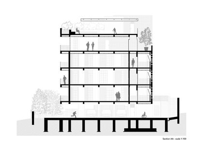 Brick Tower Mixed Use Building