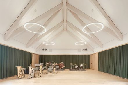 Educational Center With An Adult Education School, Music School And Kindergarten