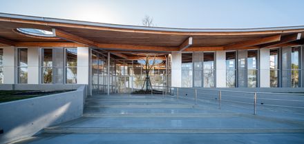 Clustered Rocks Court & Floating Leaf Pavilion
