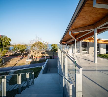 Clustered Rocks Court & Floating Leaf Pavilion