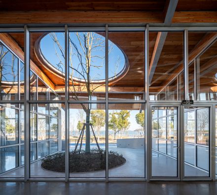 Clustered Rocks Court & Floating Leaf Pavilion