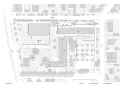 Extension Of A Primary School - New School Pavilion And Multipurpose Hall