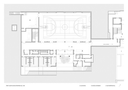 Extension Of A Primary School - New School Pavilion And Multipurpose Hall