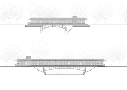 Timber Structure Pedestrian Bridge Of Yitaiyipin Garden