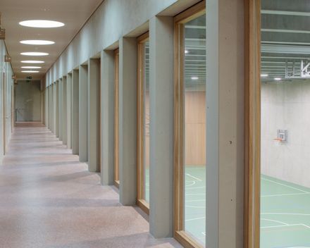 Collège Des Parcs School Extension And Two Sport Halls