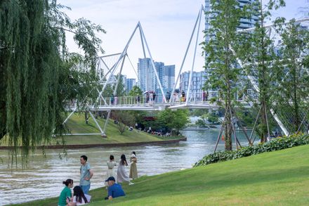 Edenland Pedestrian Bridge In Luxelakes