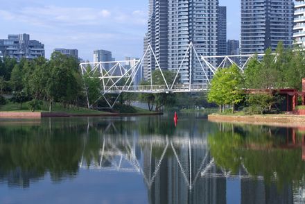 Edenland Pedestrian Bridge In Luxelakes