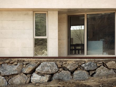 Two Gabled Volumes, One Landscape