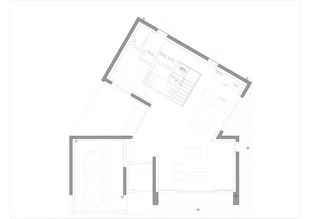 Two Gabled Volumes, One Landscape