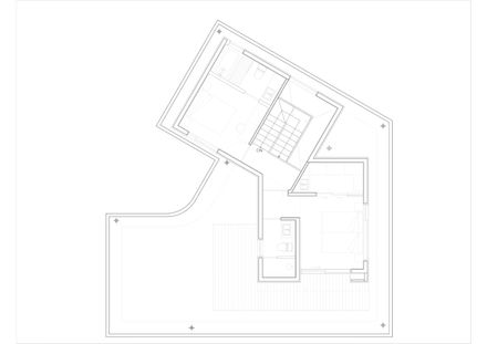 Two Gabled Volumes, One Landscape
