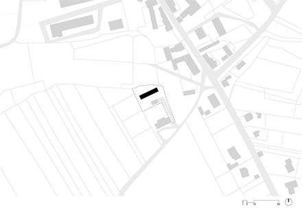 Modular House With A Sloping Facade