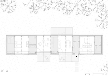 Modular House With A Sloping Facade