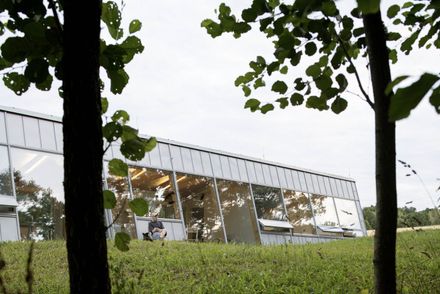 Modular House With A Sloping Facade