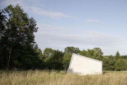 Modular House With A Sloping Facade
