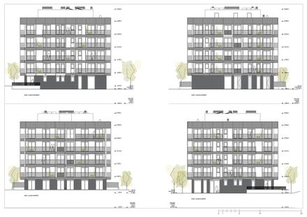 4 Social Housing Buildings In Valdecorvos, Pontevedra