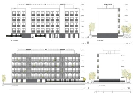 4 Social Housing Buildings In Valdecorvos, Pontevedra