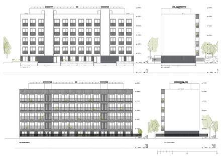4 Social Housing Buildings In Valdecorvos, Pontevedra