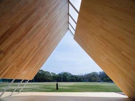 Onodatesho Pavilion At The 76th Japan's National Tree Planting Festival