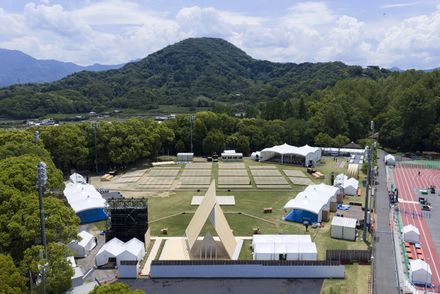 Onodatesho Pavilion At The 76th Japan's National Tree Planting Festival