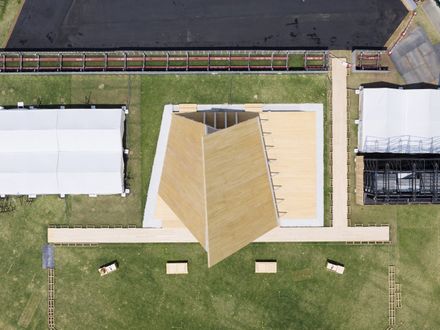 Onodatesho Pavilion At The 76th Japan's National Tree Planting Festival