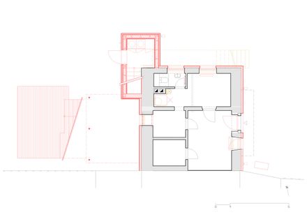 House With A Red Addition