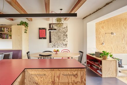 House With A Red Addition