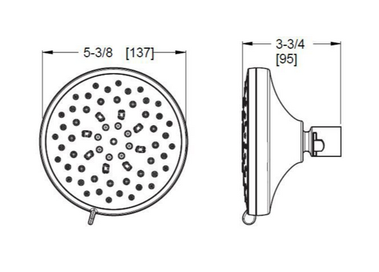Pfister Faucets Hydrofuse™ 6-function Showerhead