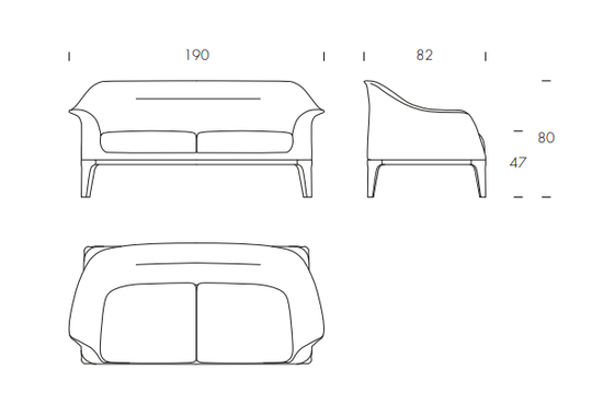 Tonin Casa Tiffany - Sofa
