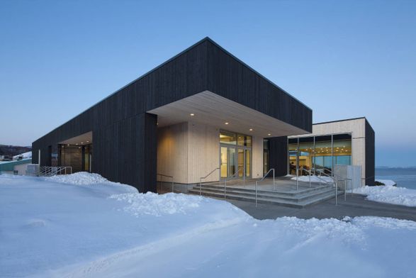 Conan Library And City Hall Of Ville De La Malbaie