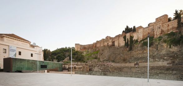 Visitor Center Of The Roman Theatre Of Malaga