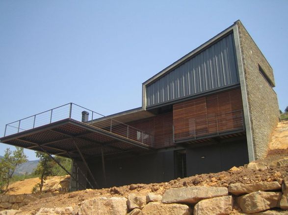 Terrace With A House