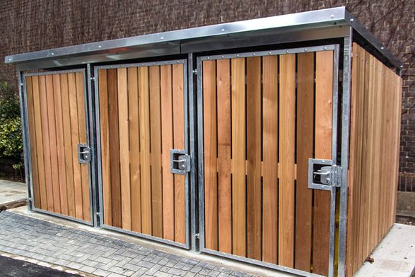 TurvecSolutions Cubic Wooden Bike Shelter