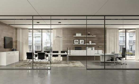 Quadrifoglio Glass Pane Wall Panel  XW-M3