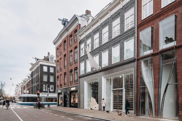 The Brick Pixelation Facade P.C. Hooftstraat