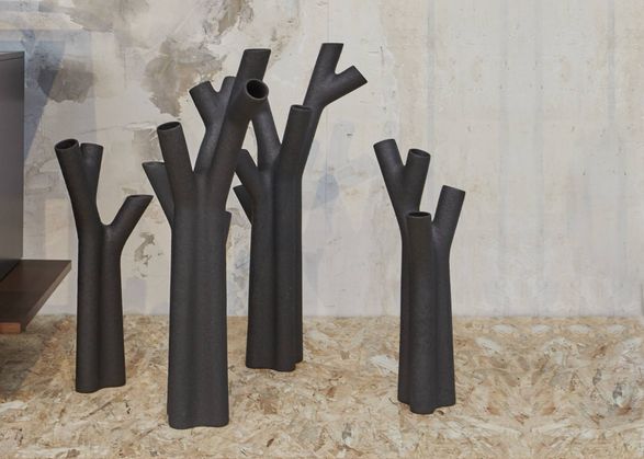 Ligne Roset Roseau Vase Small Black