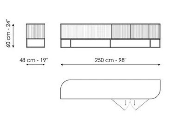 Bonaldo Dune TV Stand