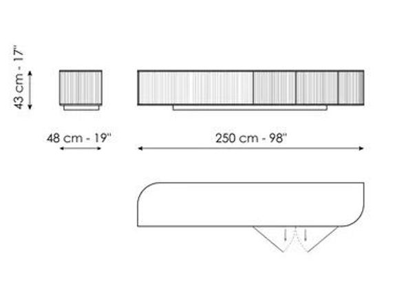 Bonaldo Dune TV Stand
