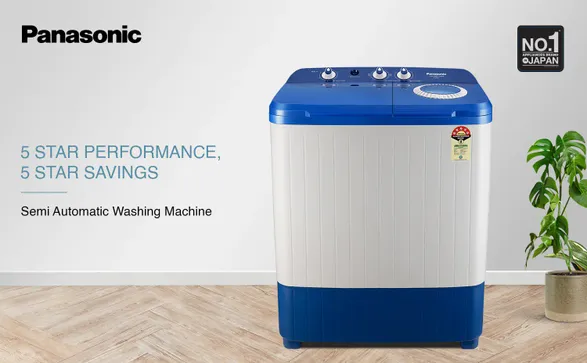 Panasonic 6.5 kg 5 Star Semi-Automatic Top Loading Washing Machine