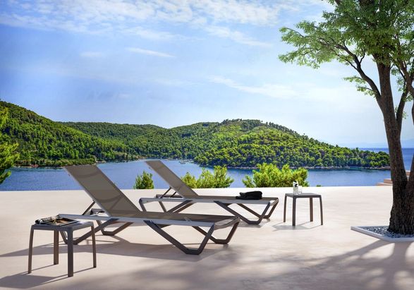Papatya Wave Cushion Sunlounger